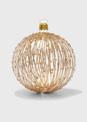 Kristall Crystal Clear 4" Ball Ornament