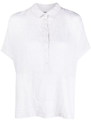 Kristensen Du Nord button-placket short-sleeved shirt - Neutrals