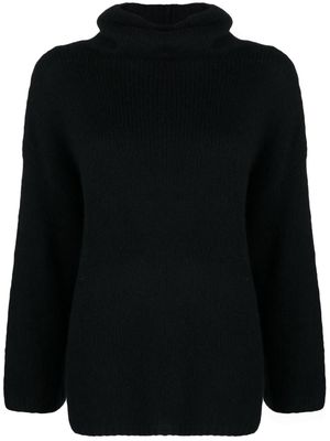 Kristensen Du Nord ribbed-knit roll-neck jumper - Black