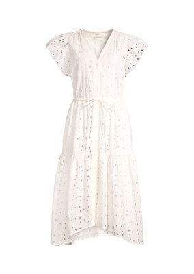 Kristi Embroidered Cotton Dress