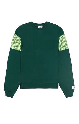 KROST Chevron Combo Crewneck in Green