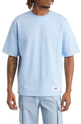 KROST Oversize Cotton T-Shirt in Cashmere Blue
