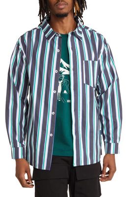 KROST x Nautica Stripe Cotton Button-Up Shirt in Multi