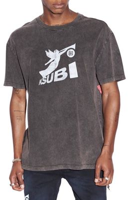 Ksubi Angels Biggie Cotton Graphic T-Shirt in Black