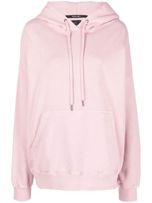 Ksubi Boyfriend rib-trimmed hoodie - Pink