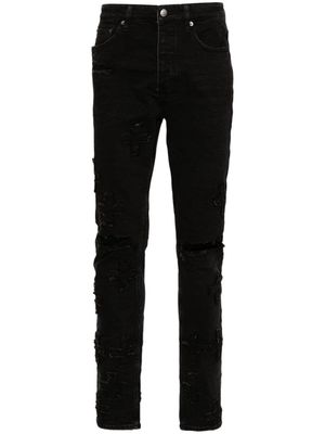 Ksubi Chitch Kraftwork mid-rise slim-fit jeans - Black