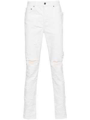 Ksubi Chitch mid-rise slim-fit jeans - White