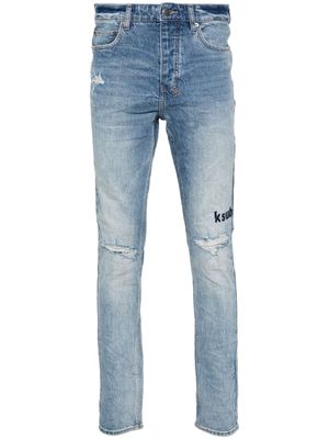 Ksubi Chitch Self-Repair tapered jeans - Blue