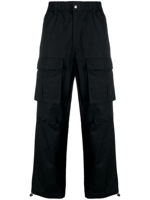 Ksubi elasticated-waist cargo trousers - Black