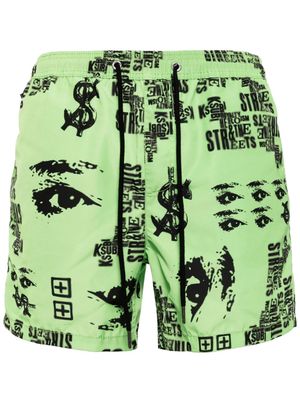 Ksubi Geadd Board shorts - Green