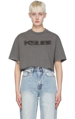 Ksubi Gray Cotton T-Shirt