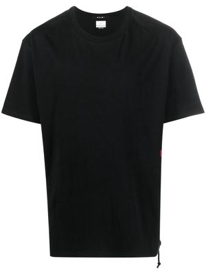 Ksubi logo-embroidered cotton T-shirt - Black