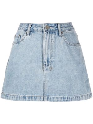 Ksubi low-rise denim miniskirt - Blue