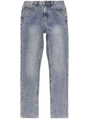 Ksubi mid-rise straight jeans - Blue