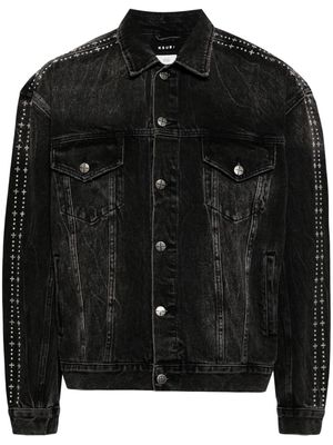 Ksubi Oh G studded denim jacket - Black