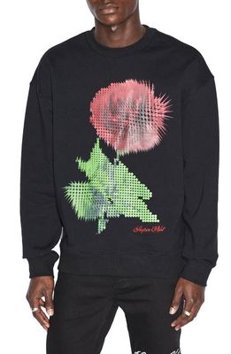 Ksubi Pixel Biggie Graphic Sweatshirt in Black
