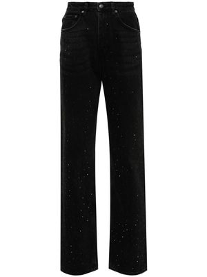 Ksubi Playback Krystal high-waist tapered-leg jeans - Black