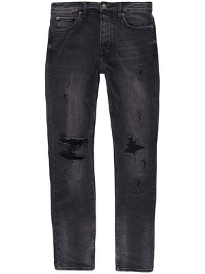 Ksubi ripped-detail slim-fit jeans - Black