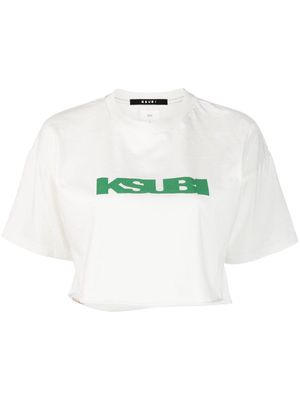 Ksubi Sott Cropped Oh G Ss T-shirt - White