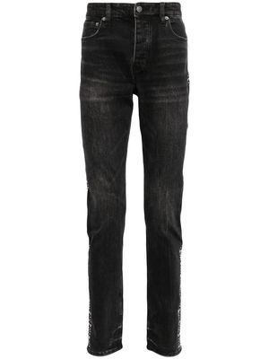 Ksubi studded straight-leg jeans - Black