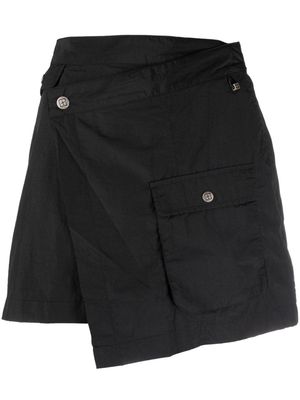 Ksubi Tactic Cargo Rap asymmetric skirt - Black