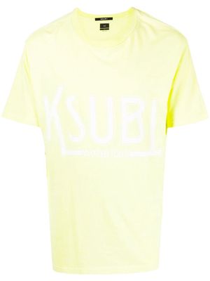 Ksubi Ticket Kash logo-print T-shirt - Green