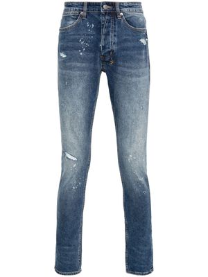 Ksubi Van Winkle Kulture Trashed mid-rise skinny jeans - Blue