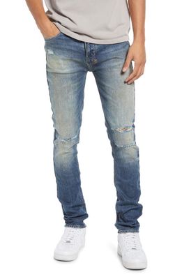 Ksubi Van Winkle Originate Trashed Skinny Jeans in Denim