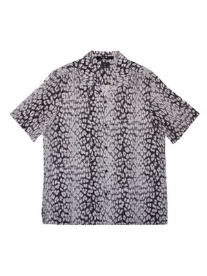 Ksubi Whitenoise Kash leopard-print cotton shirt - Black