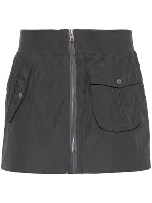 Ksubi zip-up mini skirt - Grey