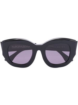 Kuboraum B2 oversized-frame sunglasses - Black