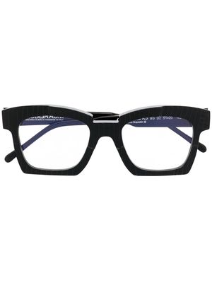 Kuboraum chunky-frame glasses - Black