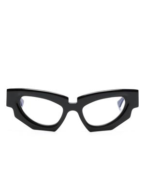 Kuboraum F5 cat eye-frame glasses - Black