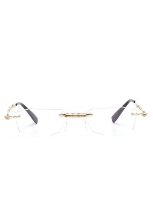 Kuboraum H40 rimless glasses - Gold