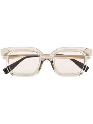 Kuboraum H91 square-frame sunglasses - Gold