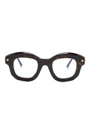 Kuboraum J1 butterfly-frame glasses - Black