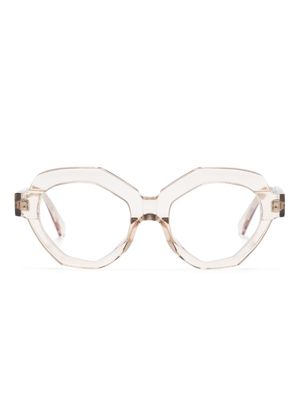 Kuboraum K29 oversize-frame glasses - Neutrals