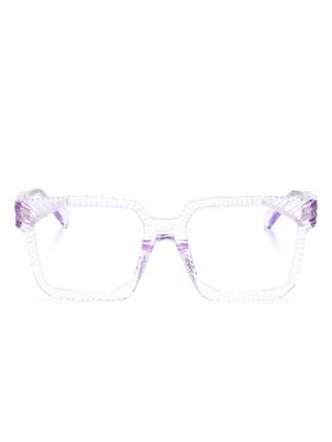 Kuboraum K30 square-frame glasses - Purple