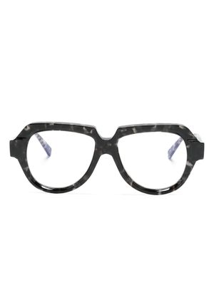 Kuboraum K37 pilot-frame glasses - Black