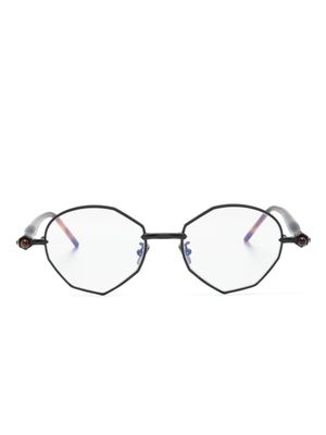 Kuboraum Mask P71 geometric-frame glasses - Black