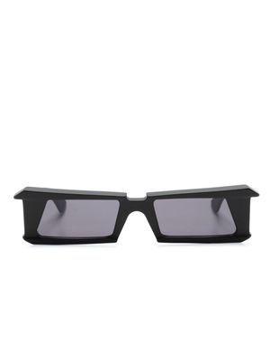 Kuboraum Mask X21 rectangle-frame sunglasses - Black