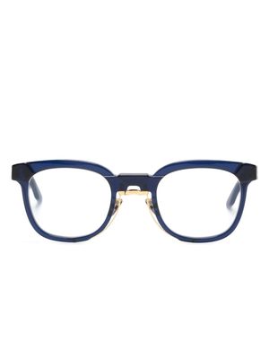 Kuboraum N14 square-frame glasses - Blue