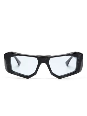 Kuboraum oversized sunglasses - Black