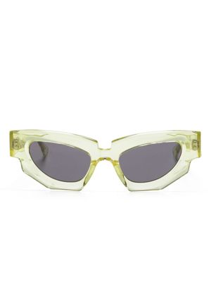 Kuboraum oversized sunglasses - Yellow