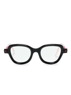 Kuboraum P5 cat-eye frame glasses - Black