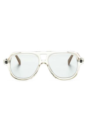 Kuboraum Q4 oversize-frame sunglasses - Green