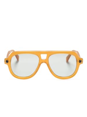 Kuboraum Q4 oversize-frame sunglasses - Neutrals