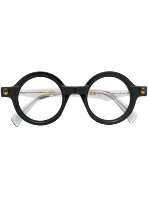Kuboraum Q7 round-frame glasses - Black