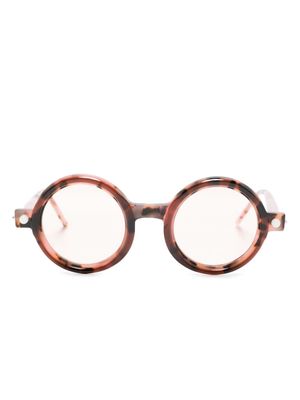 Kuboraum S2 round-frame glasses - Pink