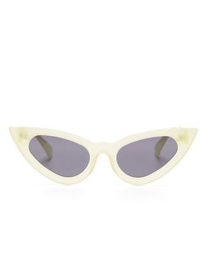 Kuboraum Y3 cat-eye sunglasses - Yellow